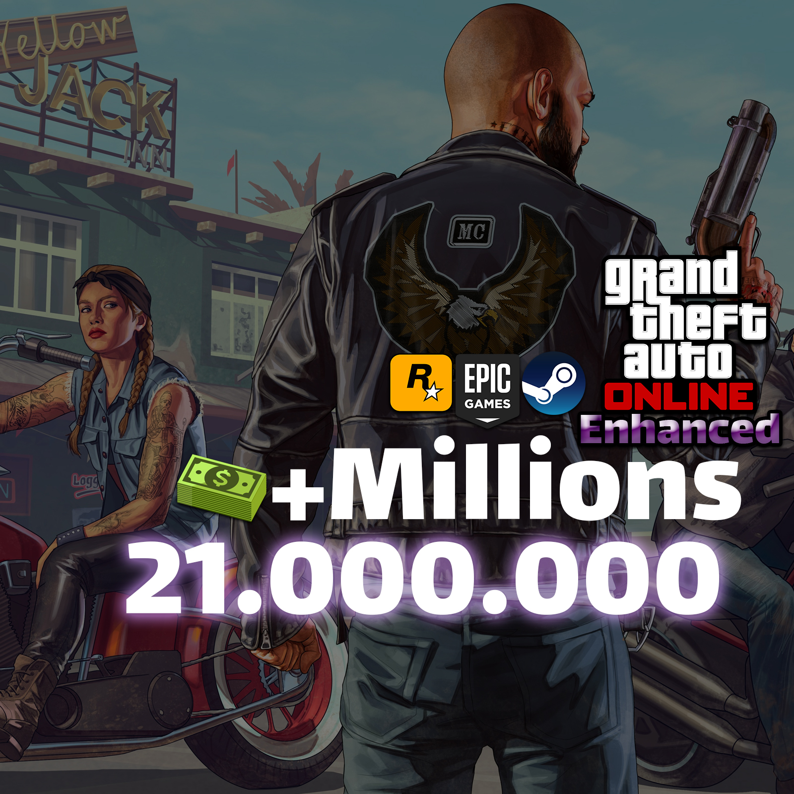Cash : 21 Millions [E]