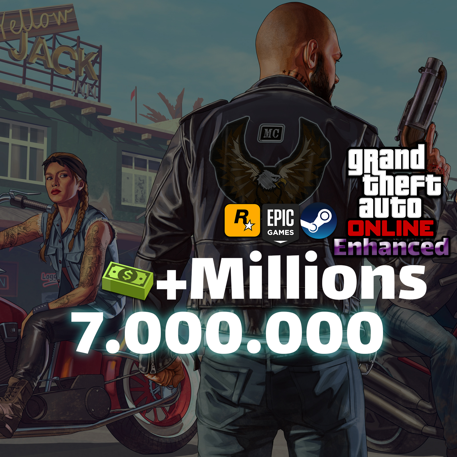 Cash : 7 Millions [E]