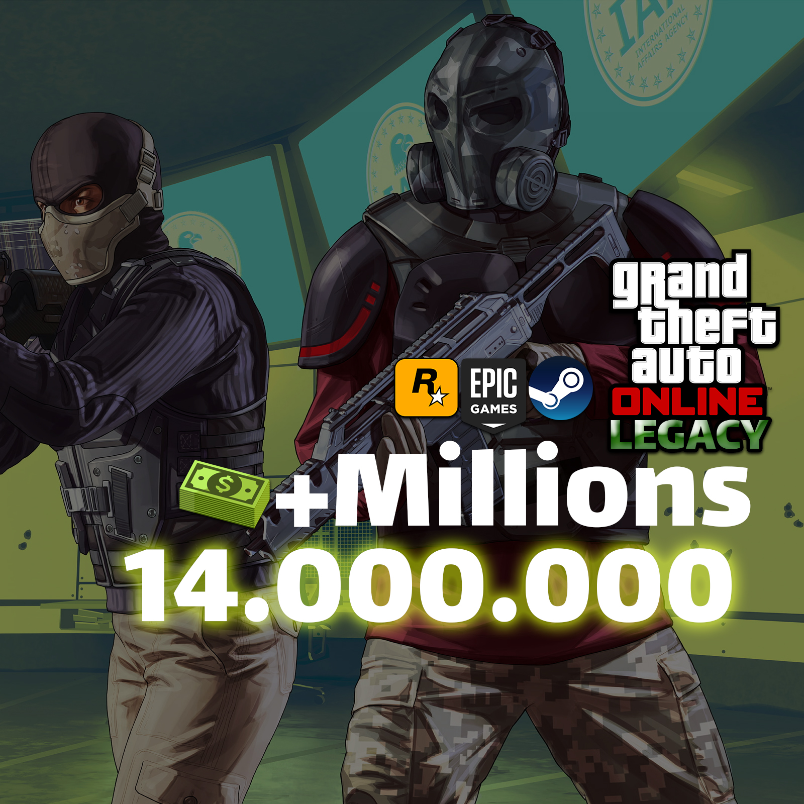 Cash : 14 Millions [L]