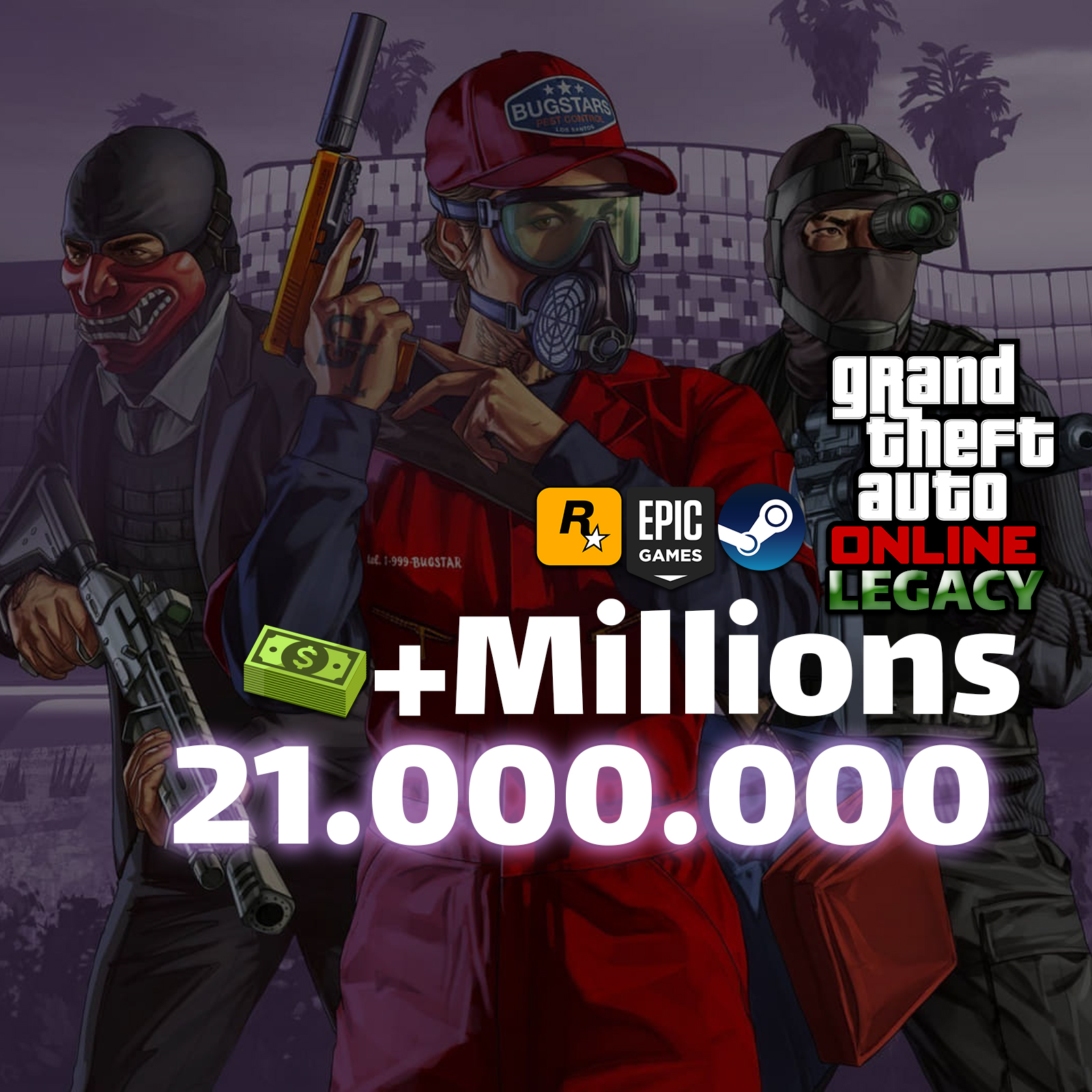 Cash : 21 Millions [L]