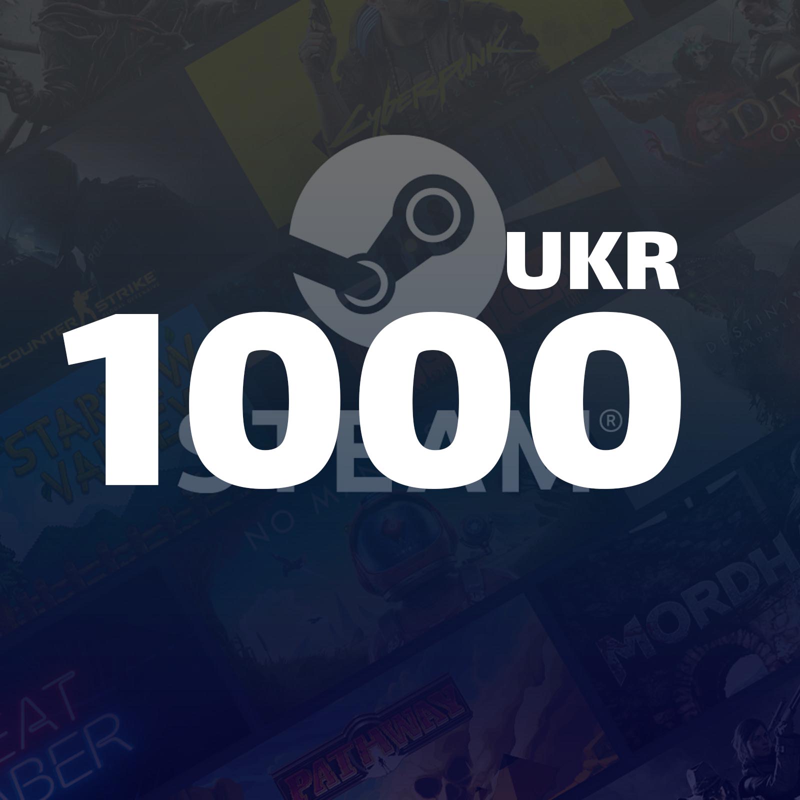 Gift Code Steam : 1000 UKR