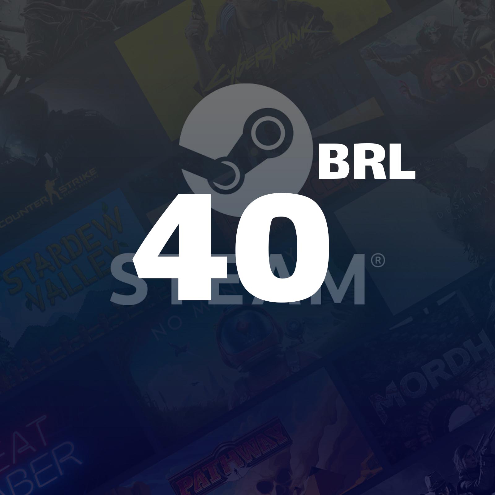 Gift Code Steam : 40 BRL